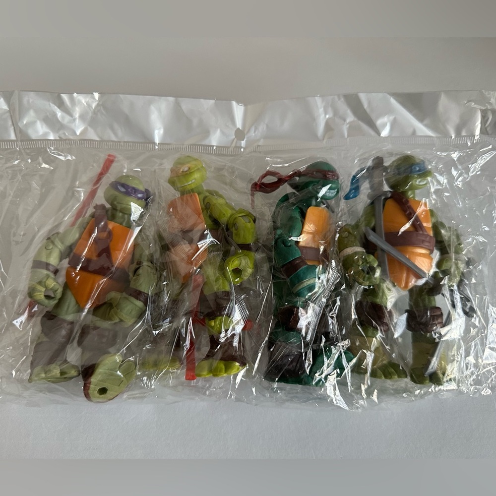 4PCS Turtles Toys Turtles Figure for Home Office Collections Decor and Gifts